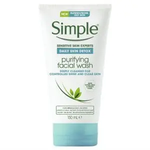 Simple Daily Skin Detox Purifying Face Wash